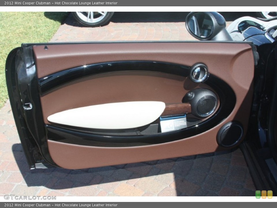 Hot Chocolate Lounge Leather Interior Door Panel for the 2012 Mini Cooper Clubman #56161229