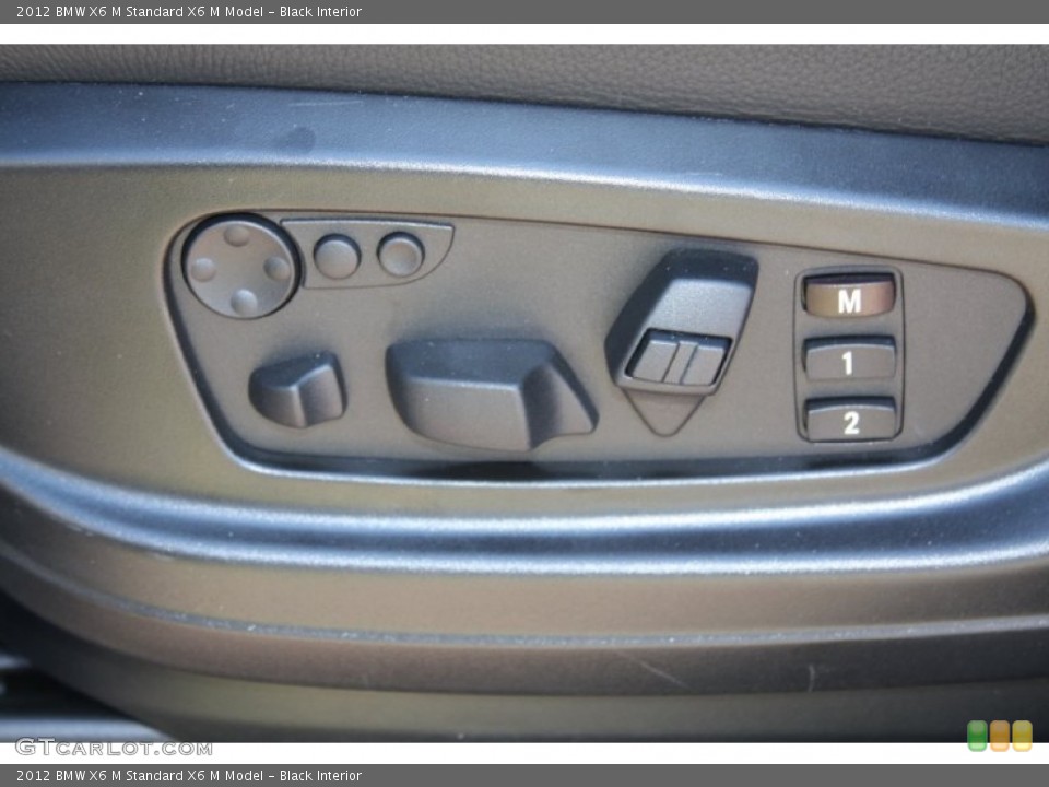 Black Interior Controls for the 2012 BMW X6 M  #56161658