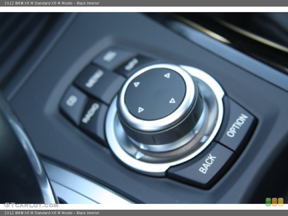 Black Interior Controls for the 2012 BMW X6 M  #56161700