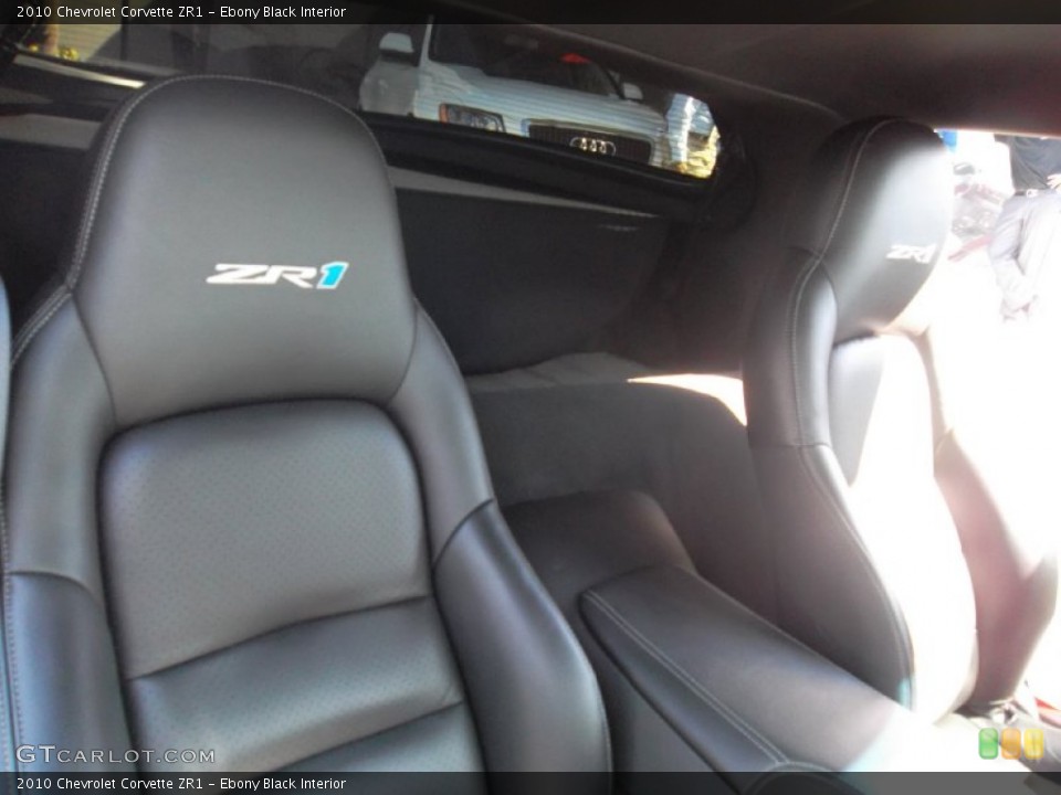 Ebony Black Interior Photo for the 2010 Chevrolet Corvette ZR1 #56162462