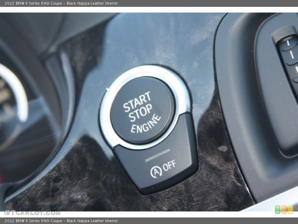 Black Nappa Leather Interior Controls for the 2012 BMW 6 Series 640i Coupe #56163734