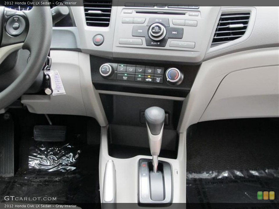 Gray Interior Controls for the 2012 Honda Civic LX Sedan #56164931