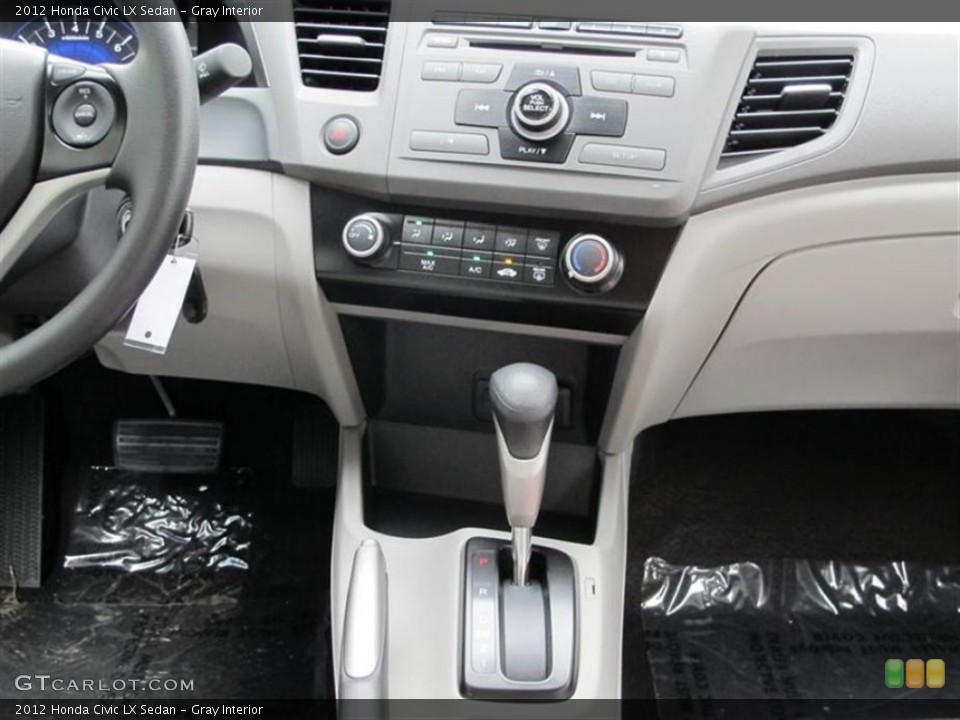 Gray Interior Controls for the 2012 Honda Civic LX Sedan #56165018