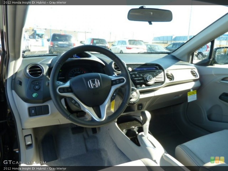 Gray Interior Dashboard for the 2012 Honda Insight EX Hybrid #56166014