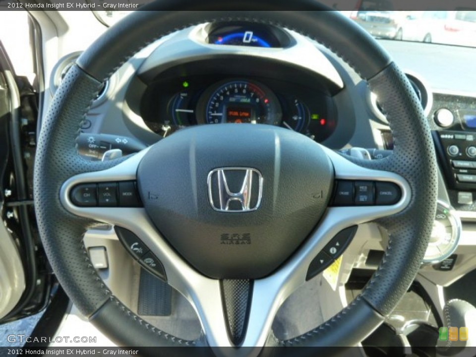 Gray Interior Steering Wheel for the 2012 Honda Insight EX Hybrid #56166038