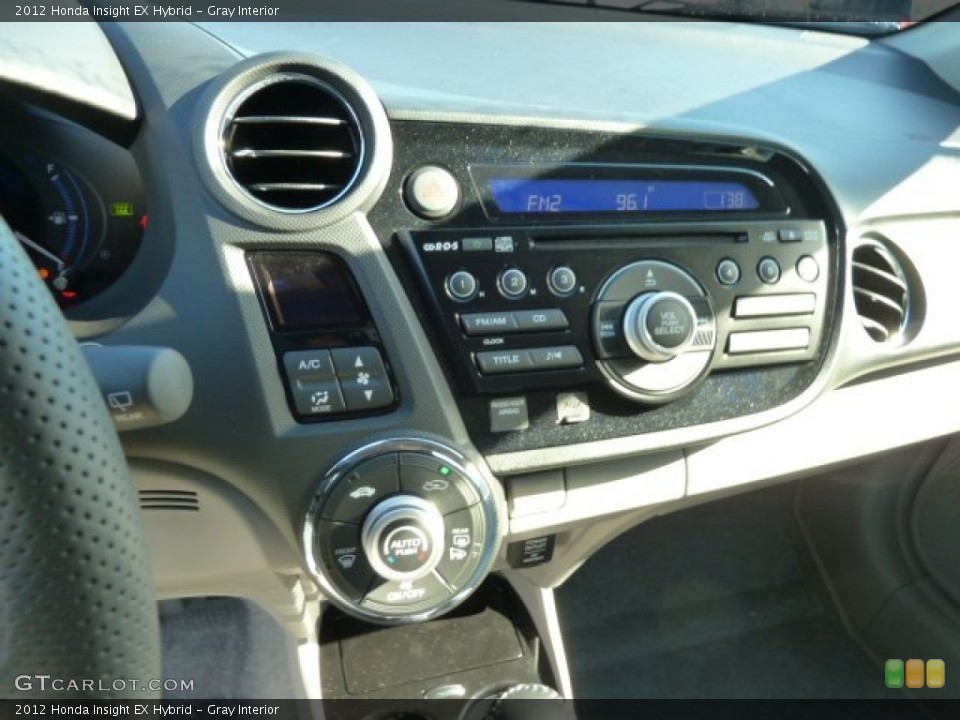 Gray Interior Controls for the 2012 Honda Insight EX Hybrid #56166056