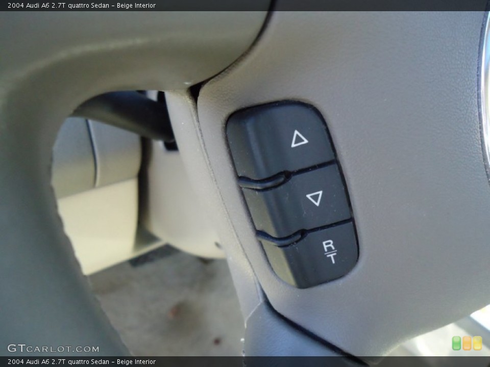 Beige Interior Controls for the 2004 Audi A6 2.7T quattro Sedan #56166184