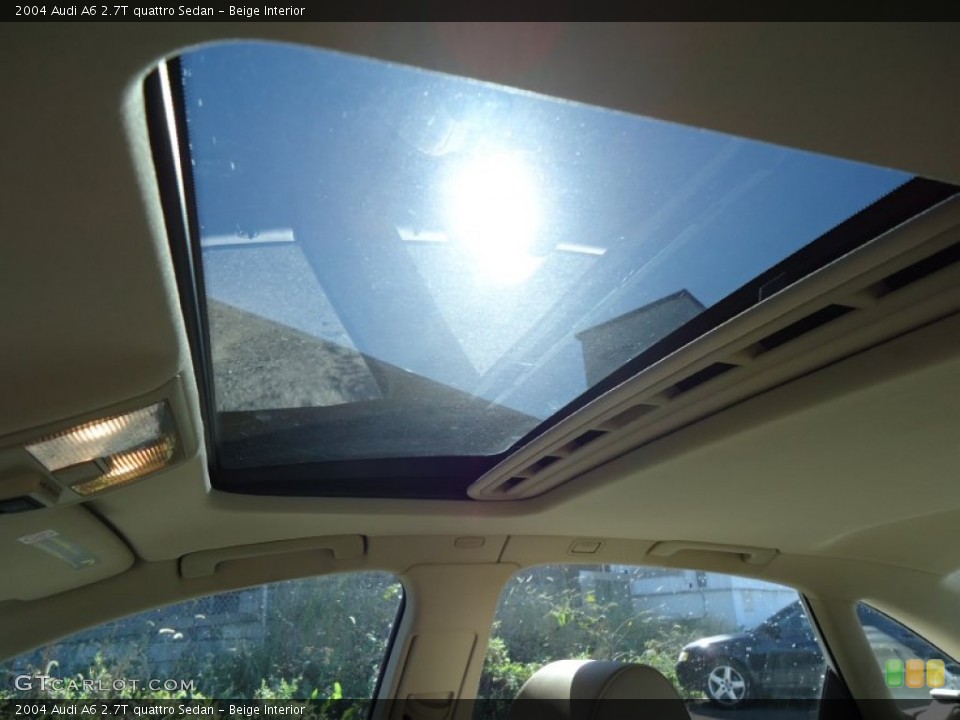 Beige Interior Sunroof for the 2004 Audi A6 2.7T quattro Sedan #56166204