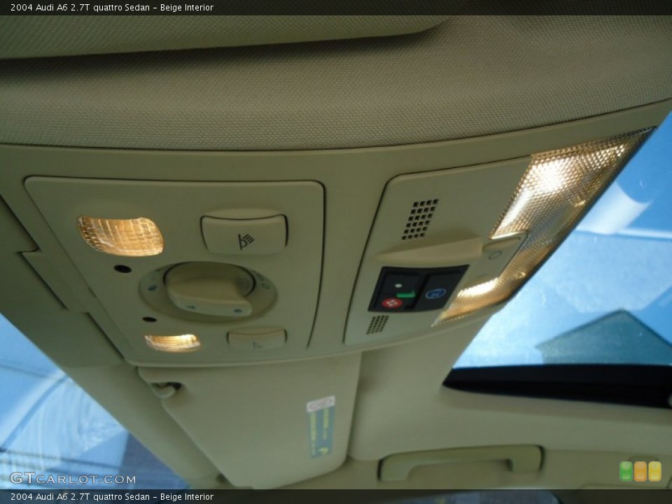 Beige Interior Controls for the 2004 Audi A6 2.7T quattro Sedan #56166212