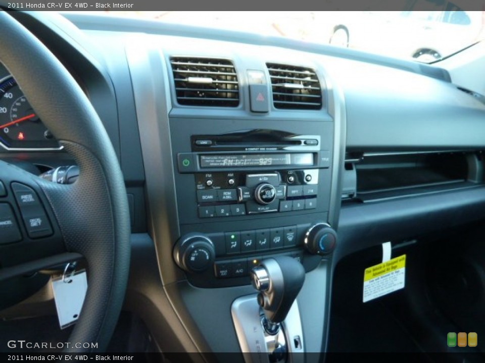 Black Interior Controls for the 2011 Honda CR-V EX 4WD #56166684
