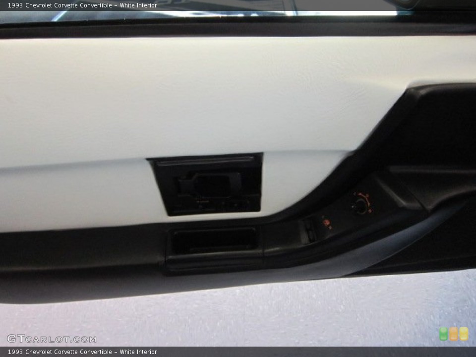 White Interior Door Panel for the 1993 Chevrolet Corvette Convertible #56167532