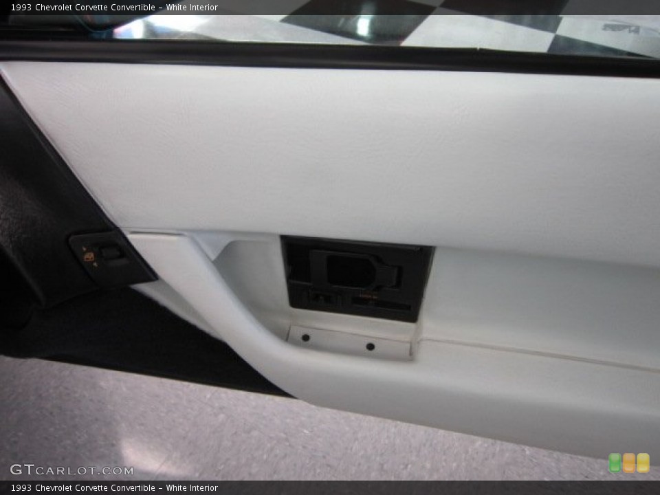 White Interior Door Panel for the 1993 Chevrolet Corvette Convertible #56167573
