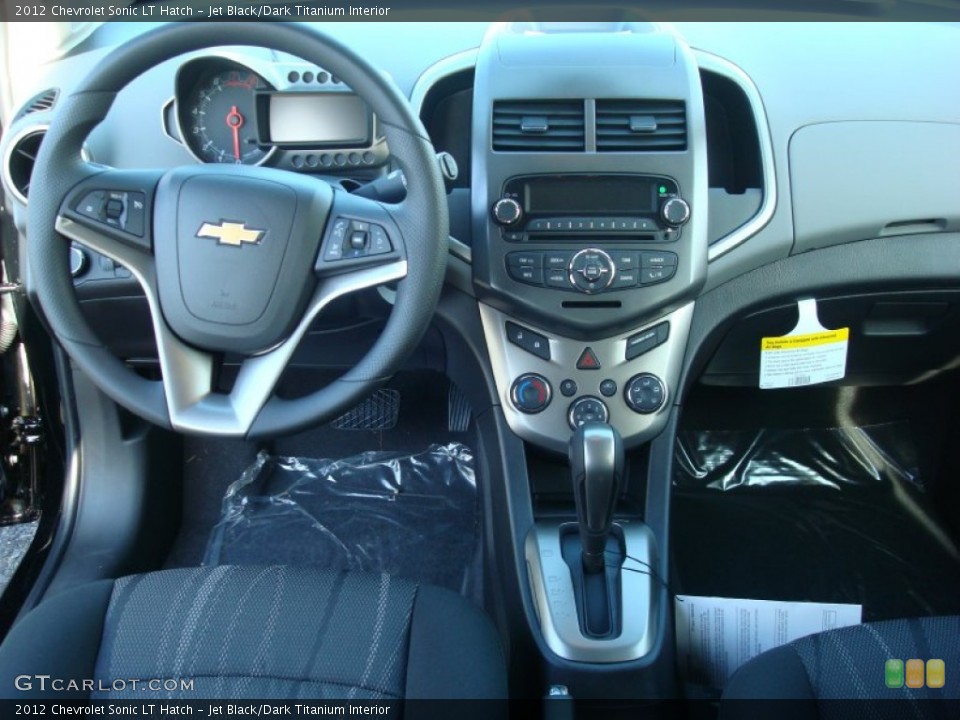 Jet Black/Dark Titanium Interior Dashboard for the 2012 Chevrolet Sonic LT Hatch #56168792