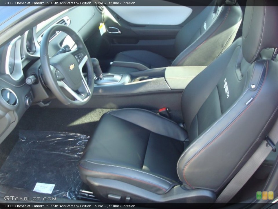 Jet Black Interior Photo for the 2012 Chevrolet Camaro SS 45th Anniversary Edition Coupe #56168855