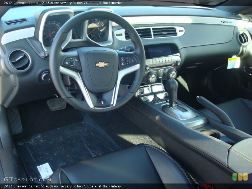 Jet Black Interior Prime Interior for the 2012 Chevrolet Camaro SS 45th Anniversary Edition Coupe #56168864