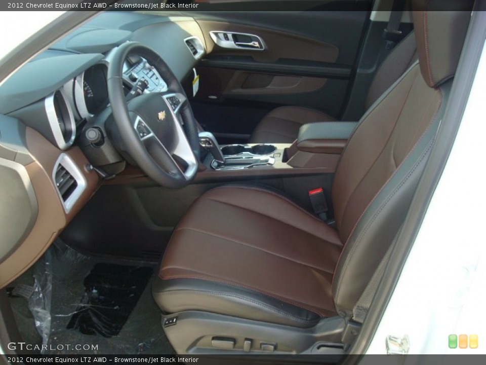 Brownstone/Jet Black Interior Photo for the 2012 Chevrolet Equinox LTZ AWD #56169224