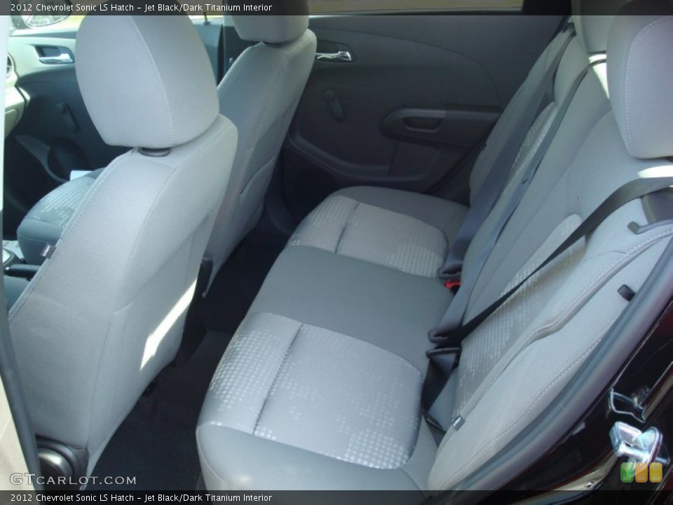 Jet Black/Dark Titanium Interior Photo for the 2012 Chevrolet Sonic LS Hatch #56169306
