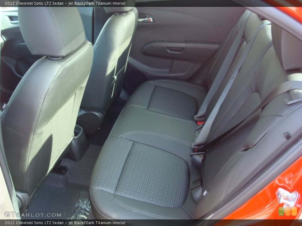 Jet Black/Dark Titanium Interior Photo for the 2012 Chevrolet Sonic LTZ Sedan #56169344