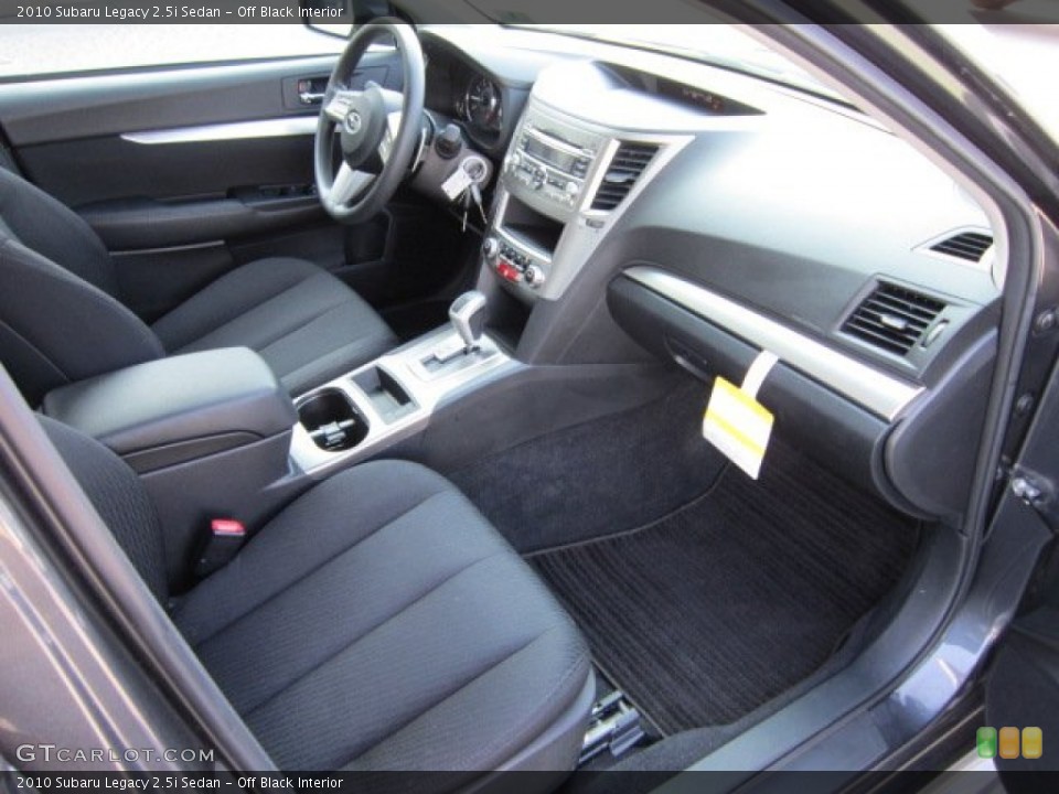 Off Black Interior Photo for the 2010 Subaru Legacy 2.5i Sedan #56170156