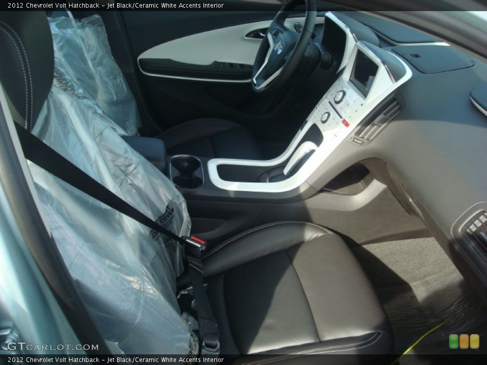 Jet Black/Ceramic White Accents Interior Photo for the 2012 Chevrolet Volt Hatchback #56170253