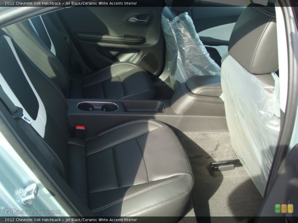 Jet Black/Ceramic White Accents Interior Photo for the 2012 Chevrolet Volt Hatchback #56170262