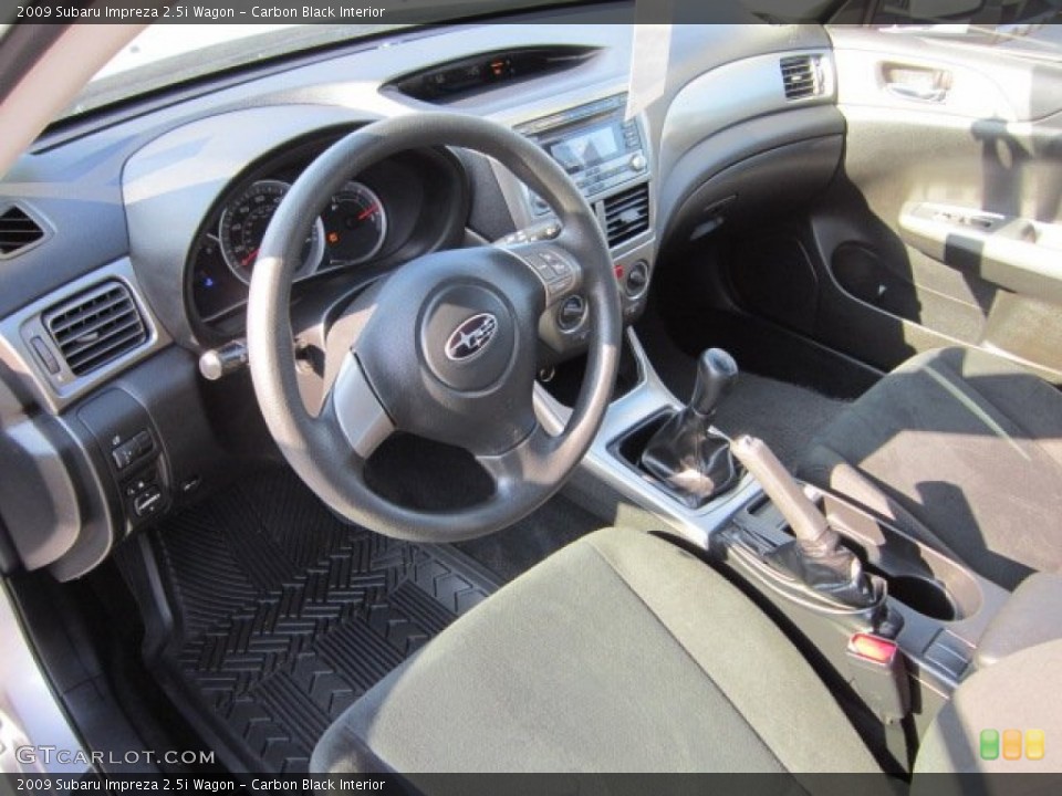Carbon Black Interior Photo for the 2009 Subaru Impreza 2.5i Wagon #56170358