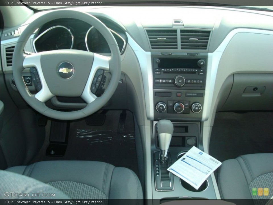Dark Gray/Light Gray Interior Dashboard for the 2012 Chevrolet Traverse LS #56170604