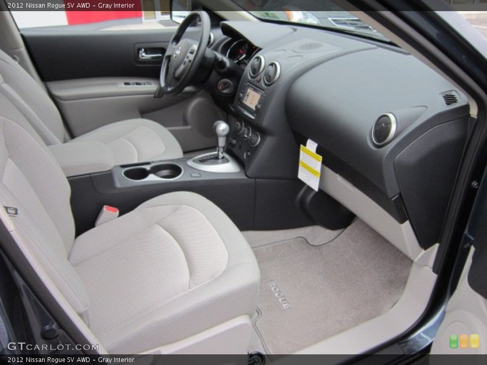 Gray Interior Photo for the 2012 Nissan Rogue SV AWD #56171858