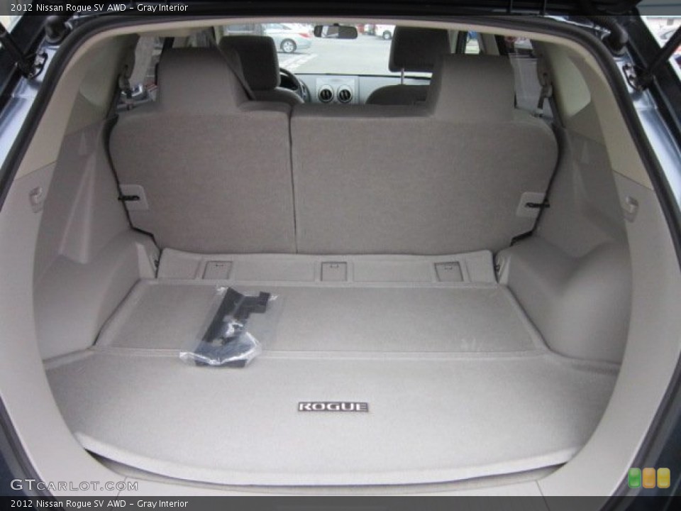Gray Interior Trunk for the 2012 Nissan Rogue SV AWD #56171879