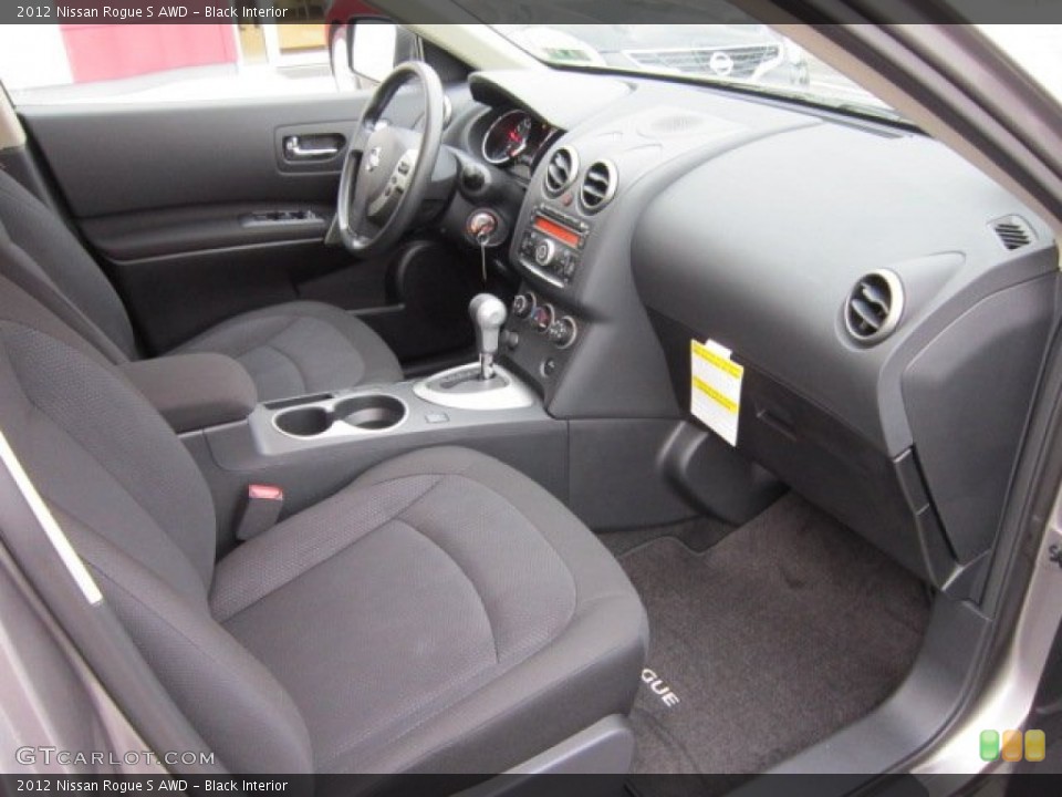 Black Interior Photo for the 2012 Nissan Rogue S AWD #56172029