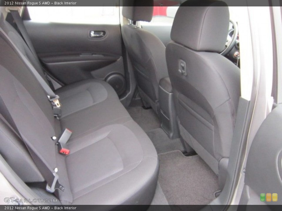 Black Interior Photo for the 2012 Nissan Rogue S AWD #56172047