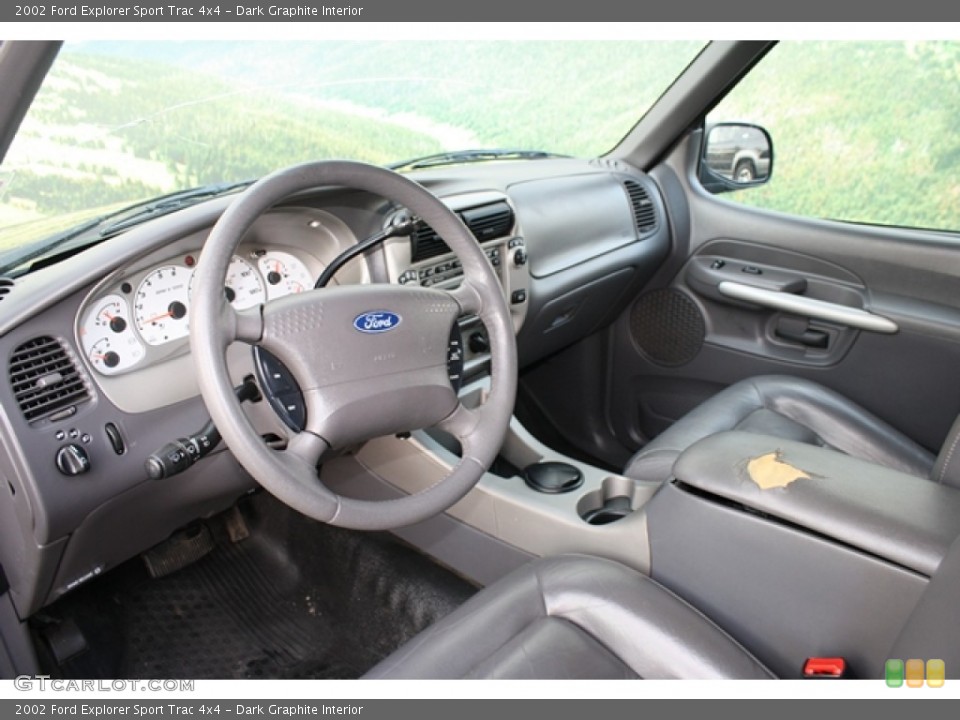 Dark Graphite 2002 Ford Explorer Sport Trac Interiors