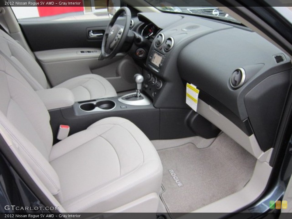 Gray Interior Photo for the 2012 Nissan Rogue SV AWD #56172758