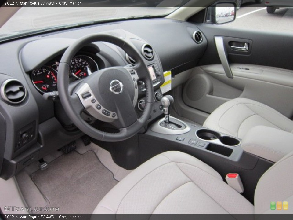 Gray Interior Photo for the 2012 Nissan Rogue SV AWD #56172809