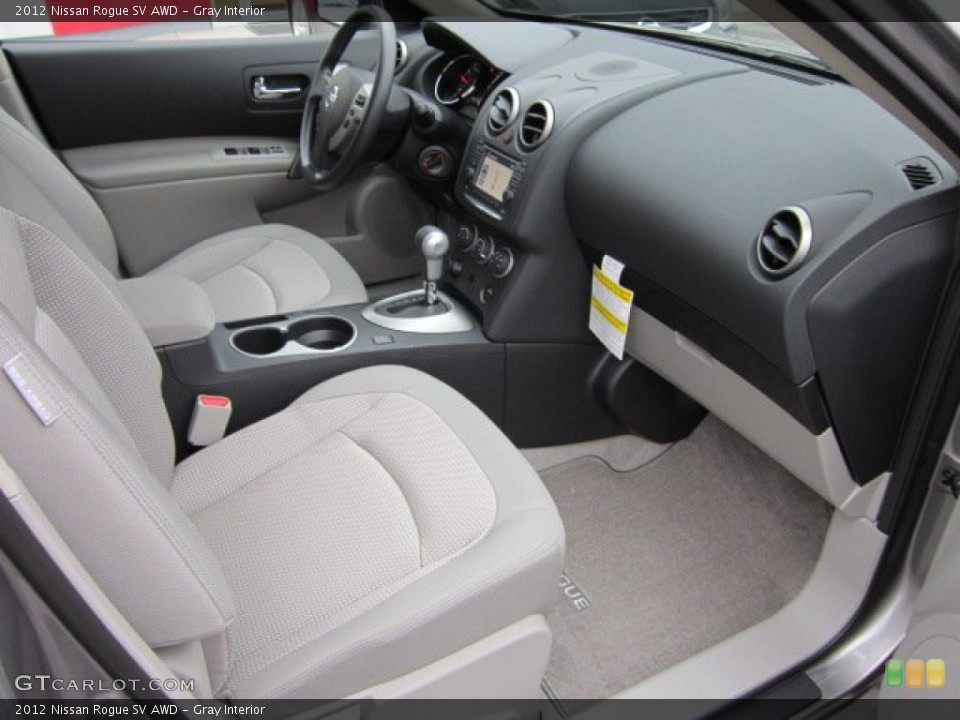 Gray Interior Photo for the 2012 Nissan Rogue SV AWD #56172932