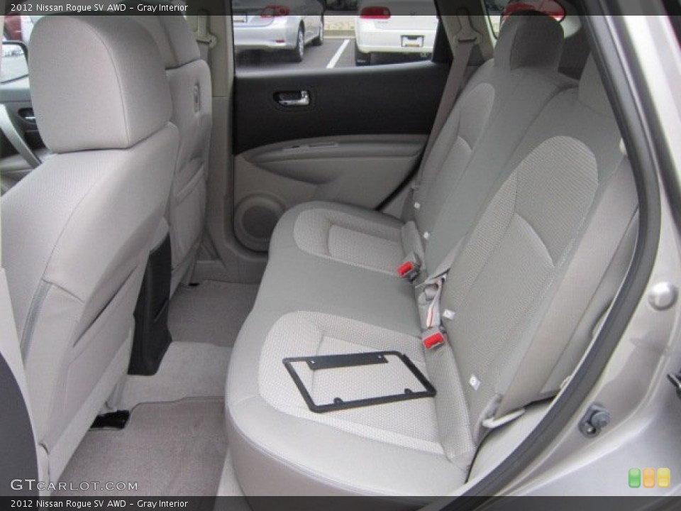 Gray Interior Photo for the 2012 Nissan Rogue SV AWD #56172968