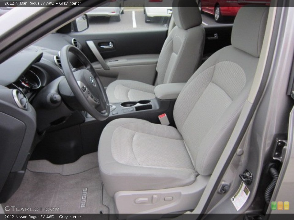 Gray Interior Photo for the 2012 Nissan Rogue SV AWD #56172977