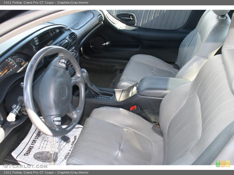 Graphite/Gray Interior Photo for the 2001 Pontiac Grand Prix GT Coupe #56173301