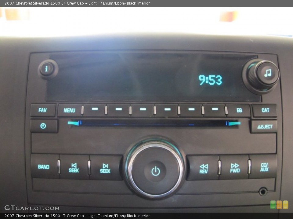 Light Titanium/Ebony Black Interior Audio System for the 2007 Chevrolet Silverado 1500 LT Crew Cab #56174336