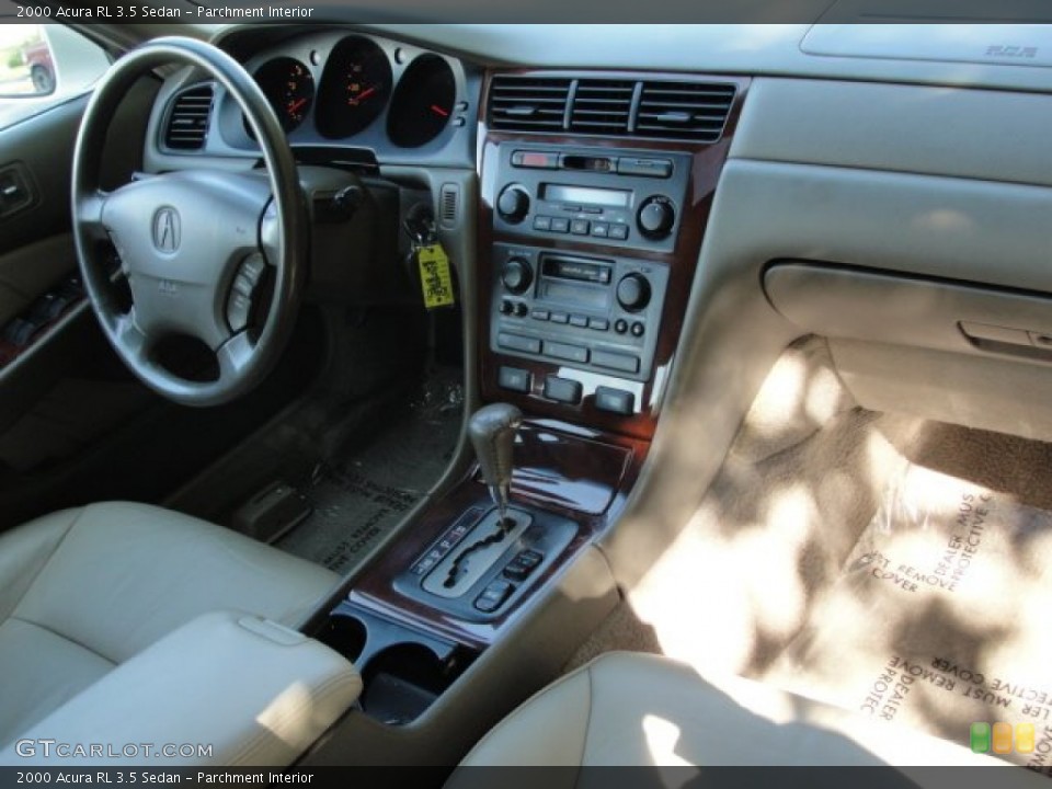 Parchment Interior Controls for the 2000 Acura RL 3.5 Sedan #56174960
