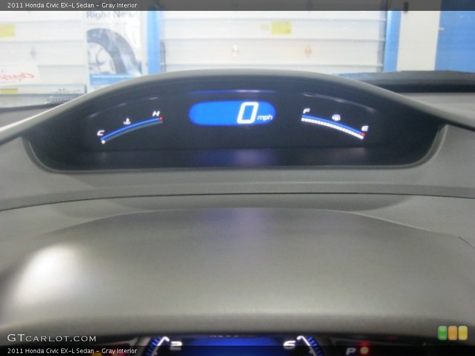Gray Interior Gauges for the 2011 Honda Civic EX-L Sedan #56175606