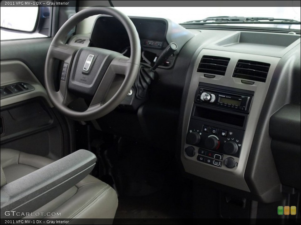 Gray Interior Dashboard for the 2011 VPG MV-1 DX #56177021