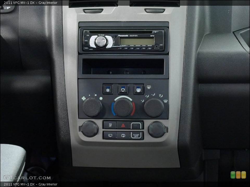 Gray Interior Controls for the 2011 VPG MV-1 DX #56177030