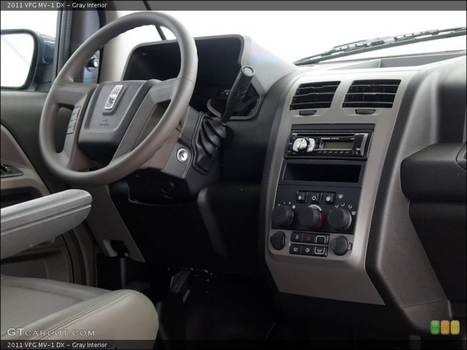 Gray Interior Dashboard for the 2011 VPG MV-1 DX #56177165