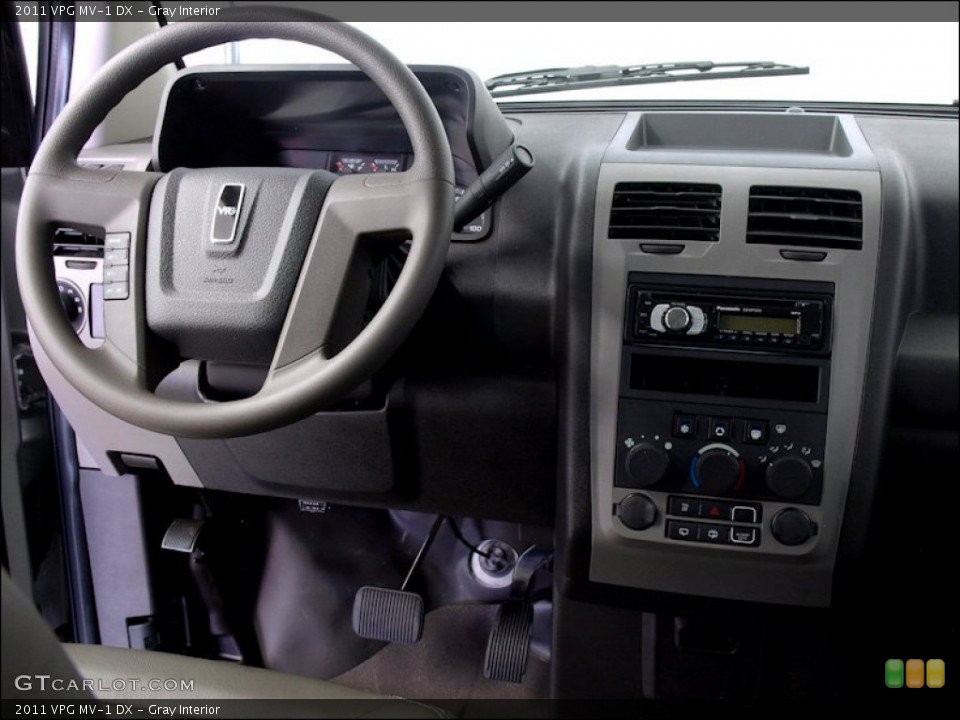 Gray Interior Dashboard for the 2011 VPG MV-1 DX #56177171