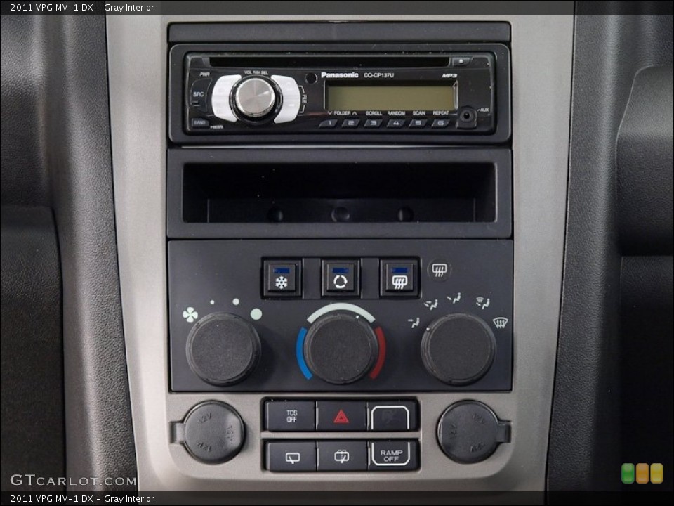 Gray Interior Controls for the 2011 VPG MV-1 DX #56177189