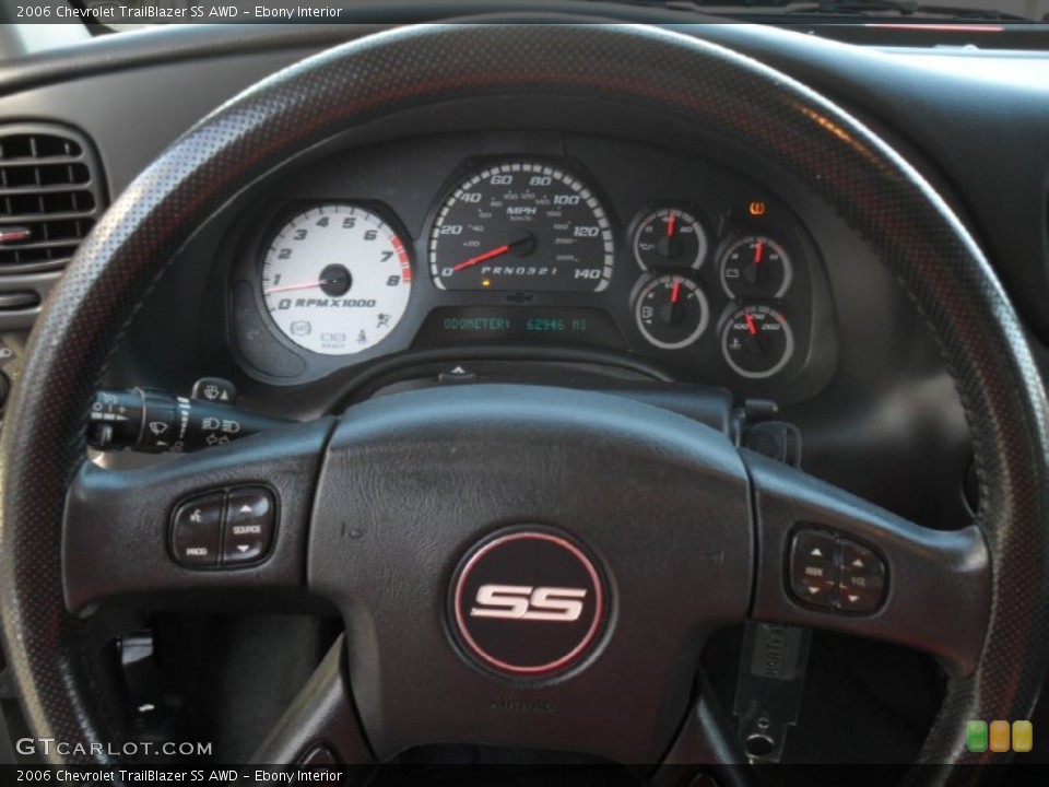Ebony Interior Gauges for the 2006 Chevrolet TrailBlazer SS AWD #56177738