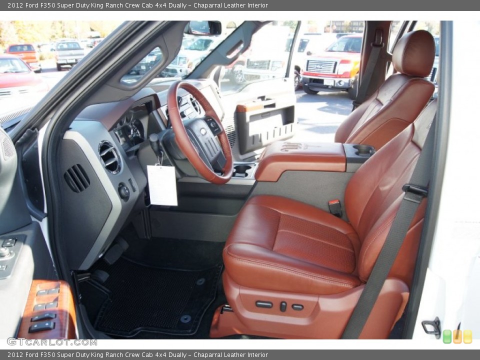 Chaparral Leather Interior Photo for the 2012 Ford F350 Super Duty King Ranch Crew Cab 4x4 Dually #56177888