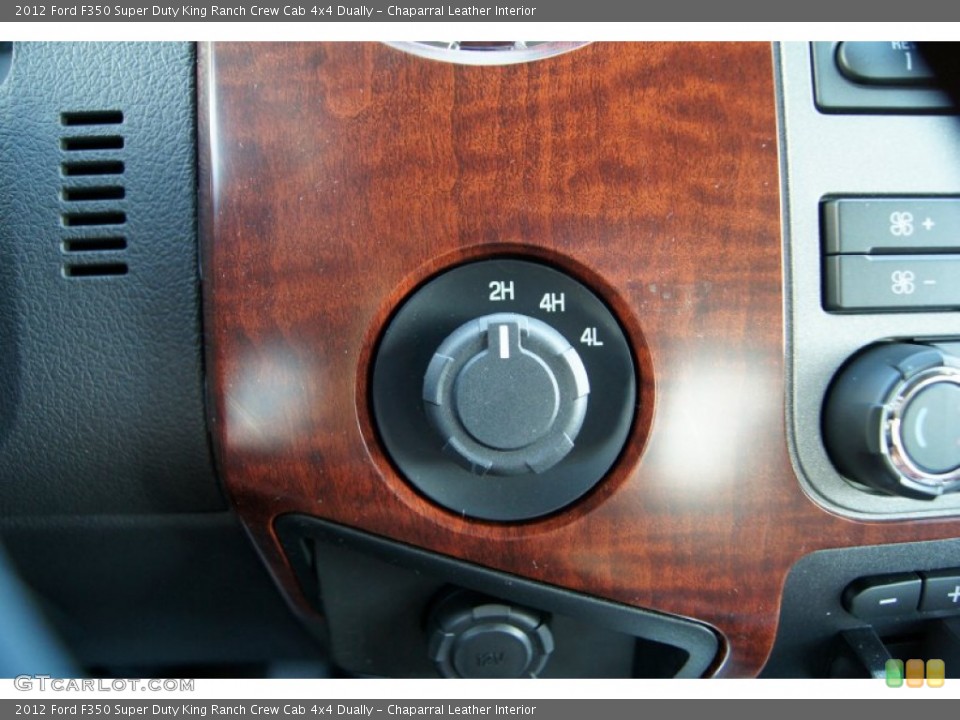 Chaparral Leather Interior Controls for the 2012 Ford F350 Super Duty King Ranch Crew Cab 4x4 Dually #56178029