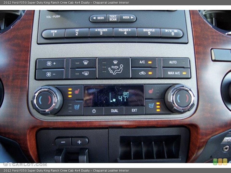 Chaparral Leather Interior Controls for the 2012 Ford F350 Super Duty King Ranch Crew Cab 4x4 Dually #56178041